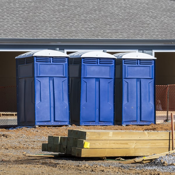 can i customize the exterior of the porta potties with my event logo or branding in Monroe IA